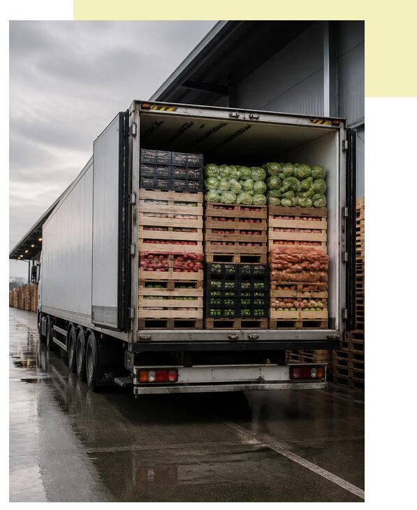 Перевозка плодоовощной продукции в Кронштадт по цене от 5217 р. | Агросервис-Крн