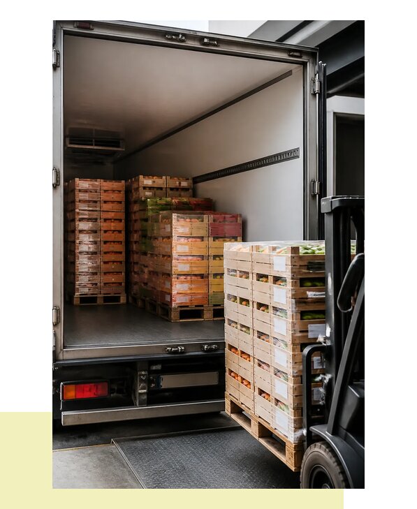 Перевозка сельхозпродукции на паллетах с доставкой в Кронштадт