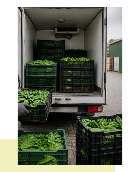 Перевозка шпината в Кронштадт с сохранением свежести продукции